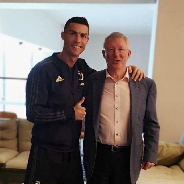 Ronaldo gặp lại Sir Alex ảnh 1 Ronaldo gap lai Sir Alex anh 1