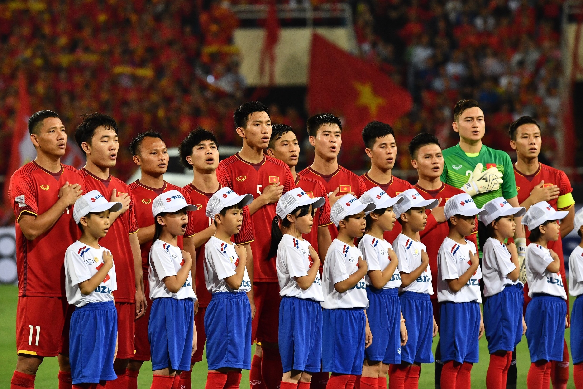 AFF Cup 2018,  doi tuyen Viet Nam,  Viet Nam vs Malaysia,  Cong Phuong anh 1