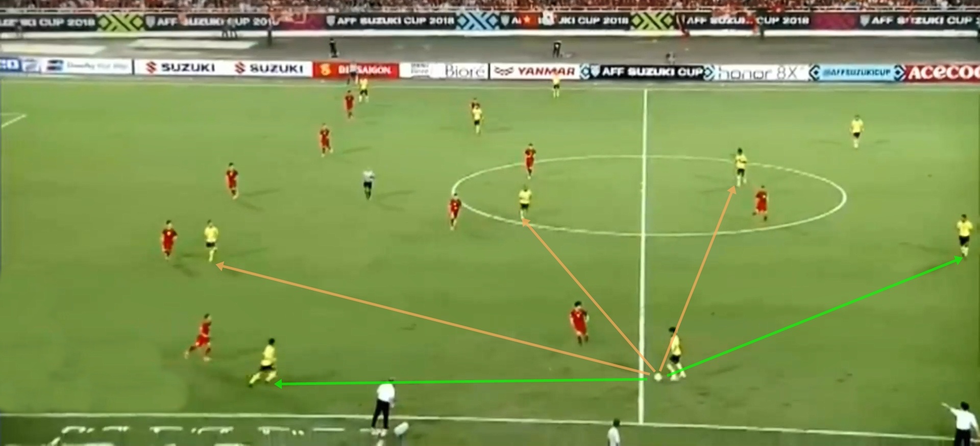 Cự ly quyết định trận đấu Việt Nam vs Malaysia ảnh 5 Cu ly quyet dinh tran dau Viet Nam vs Malaysia anh 5