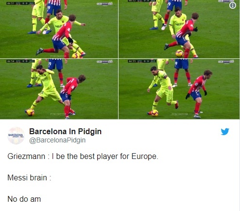 Messi di bong qua Griezmann anh 6