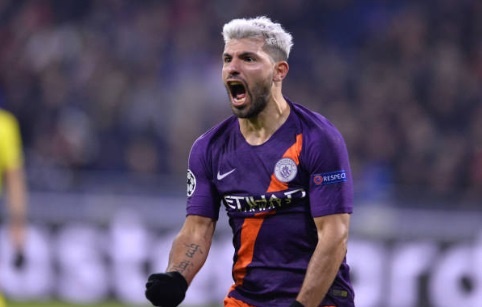 Hoa Lyon 2-2, Man City vao vong 1/8 Champions League som 1 luot tran hinh anh