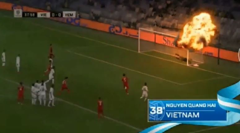 AFC go video nhay cam ve cu sut phat cua Quang Hai vao luoi Yemen hinh anh