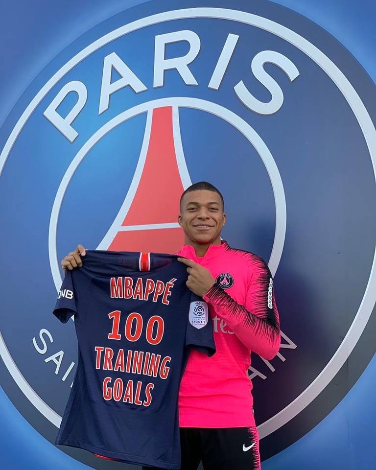 Mbappe ghi ban 100 trong cac buoi tap anh 1
