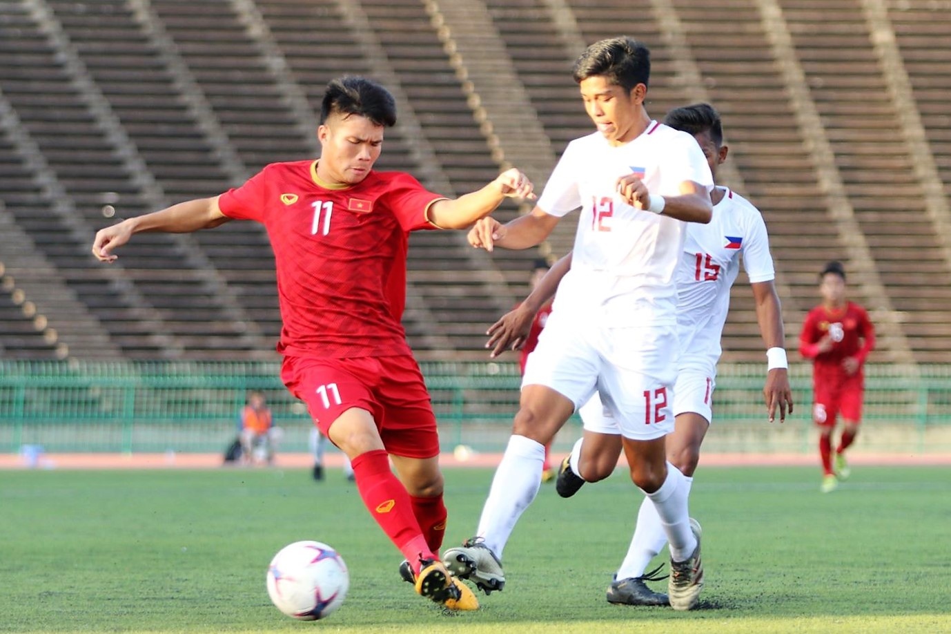 Highlights: U22 Viet Nam 2-1 U22 Philippines hinh anh