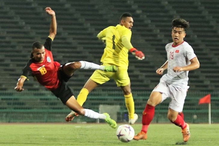 Highlights: U22 Viet Nam 4-0 U22 Timor Leste hinh anh