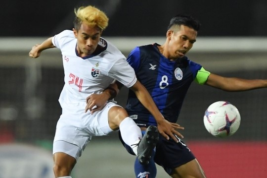 Highlights: U22 Campuchia 0-0 U22 Thai Lan (pen: 3-5) hinh anh