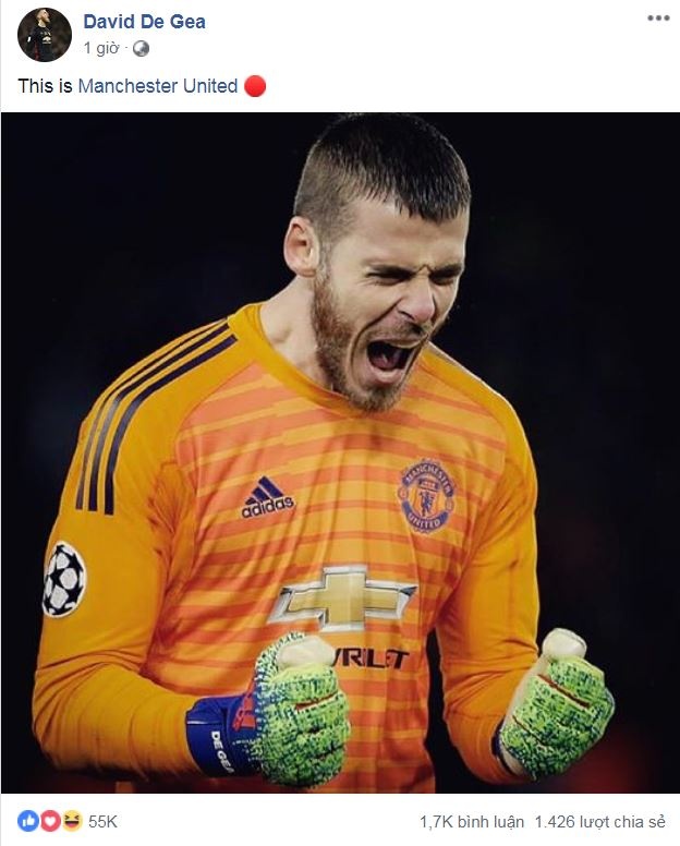 De Gea,  Pogba ngat ngay sau tran thang lich su anh 1