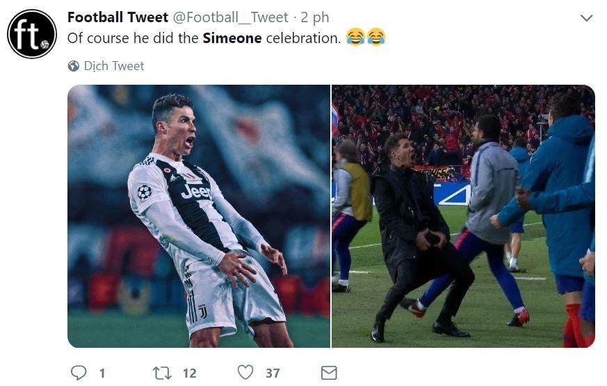 Ronaldo che nhao HLV Simeone anh 4