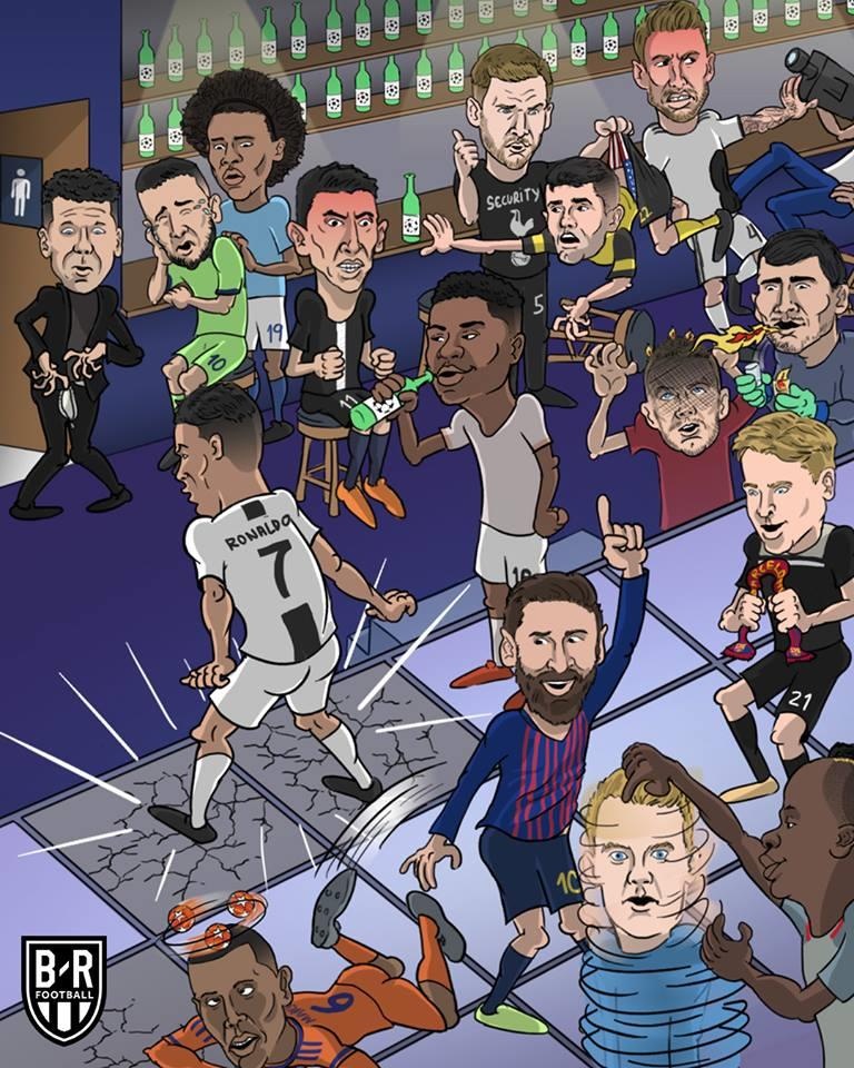 hí họa Ronaldo núp bóng Messi ảnh 7 hi hoa Ronaldo nup bong Messi anh 7