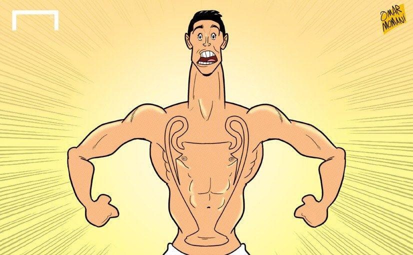 hí họa Ronaldo núp bóng Messi ảnh 1 hi hoa Ronaldo nup bong Messi anh 1