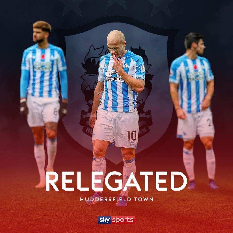 Huddersfield xuống hạng ảnh 1 Huddersfield xuong hang anh 1