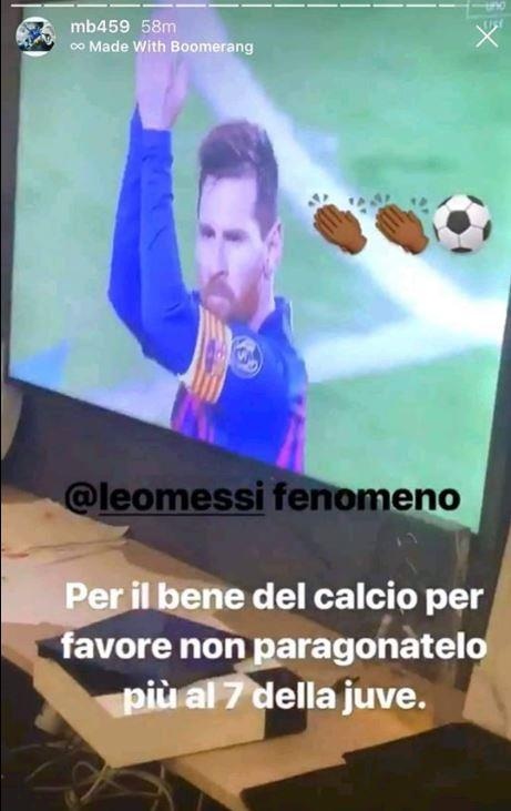 Balotelli che nhao Ronaldo anh 1