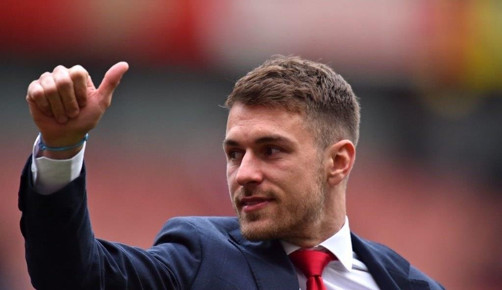 Ramsey khoc trong ngay chia tay Arsenal anh 2