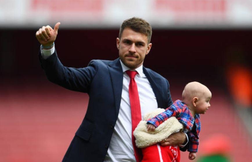 Ramsey khoc trong ngay chia tay Arsenal anh 5