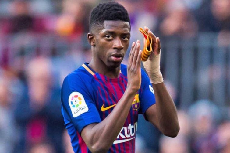 Ousmane Dembele bi CDV Barca xi va du khong ra san hinh anh