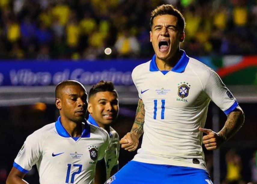 Coutinho lap cu dup, Brazil thang dam o tran mo man Copa America hinh anh