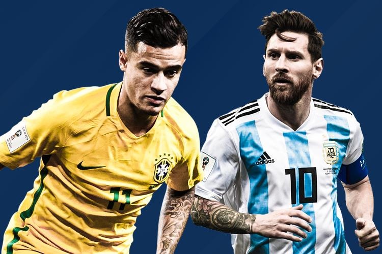 Messi lep ve so voi Coutinho truoc tran sieu kinh dien Nam My hinh anh