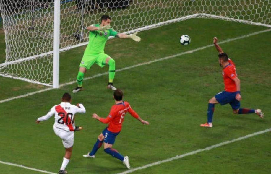 truc tiep Chile vs  Peru anh 1