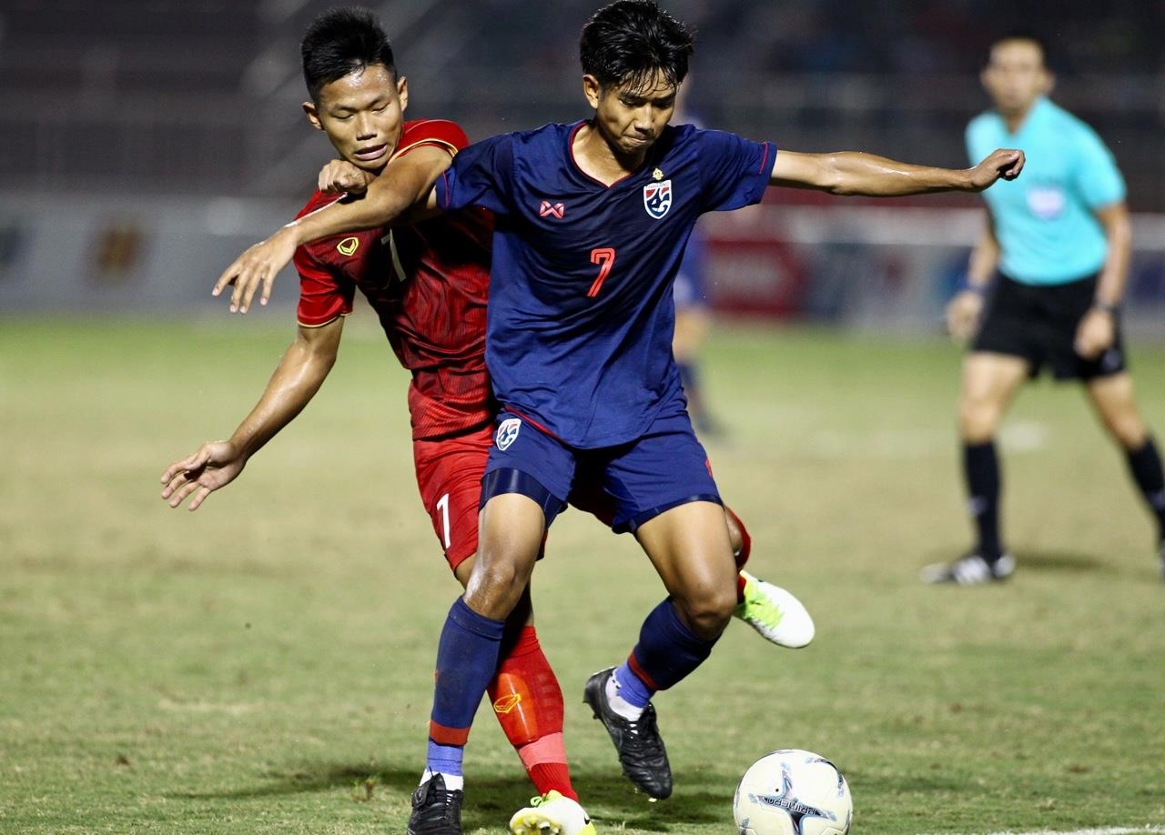 truc tiep U18 Viet Nam vs U18 Thai Lan anh 1