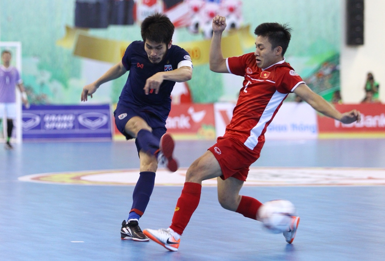 truc tiep futsal Viet Nam vs Thai lan anh 1