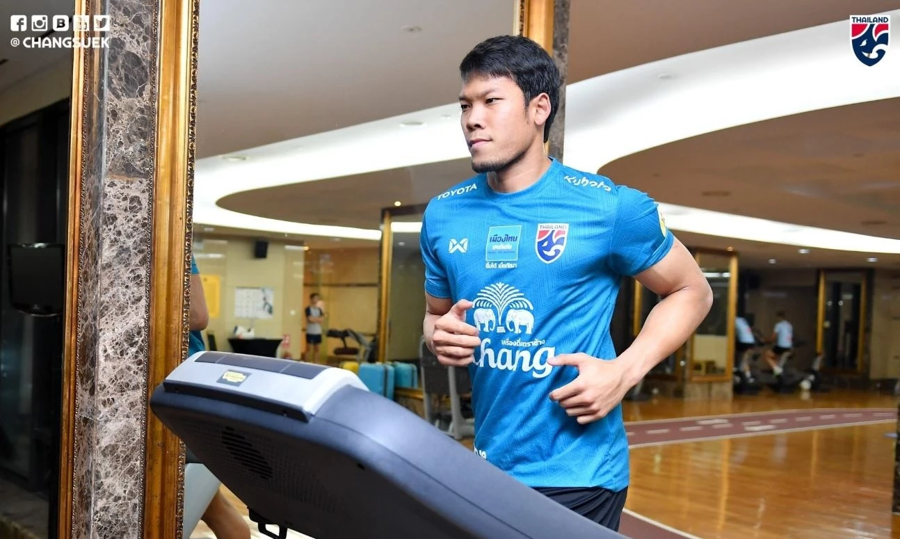 Tuyen Thai Lan tap o khach san anh 6