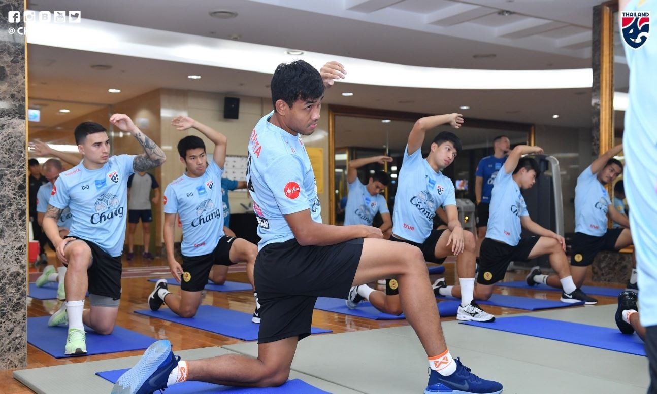 Tuyen Thai Lan tap o khach san anh 8