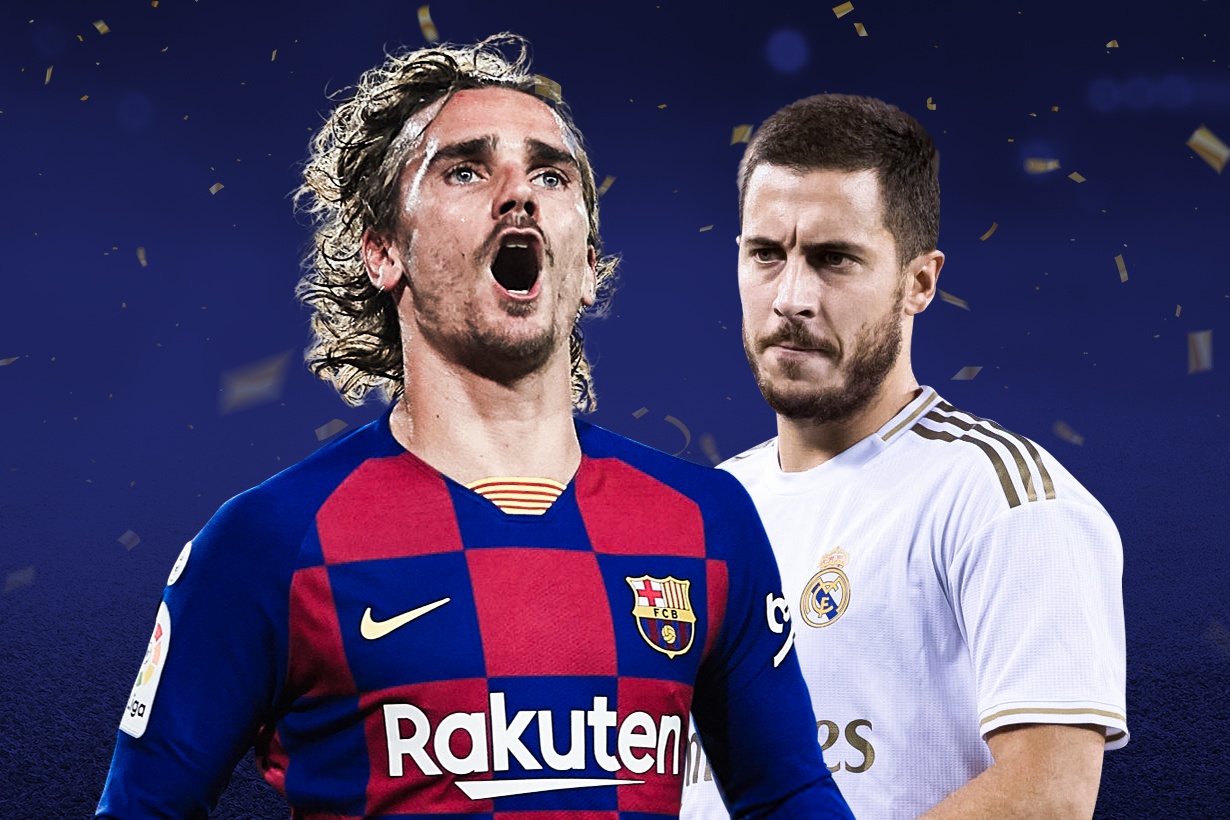 Hazard bi loai khoi doi hinh ket hop Barca - Real hinh anh