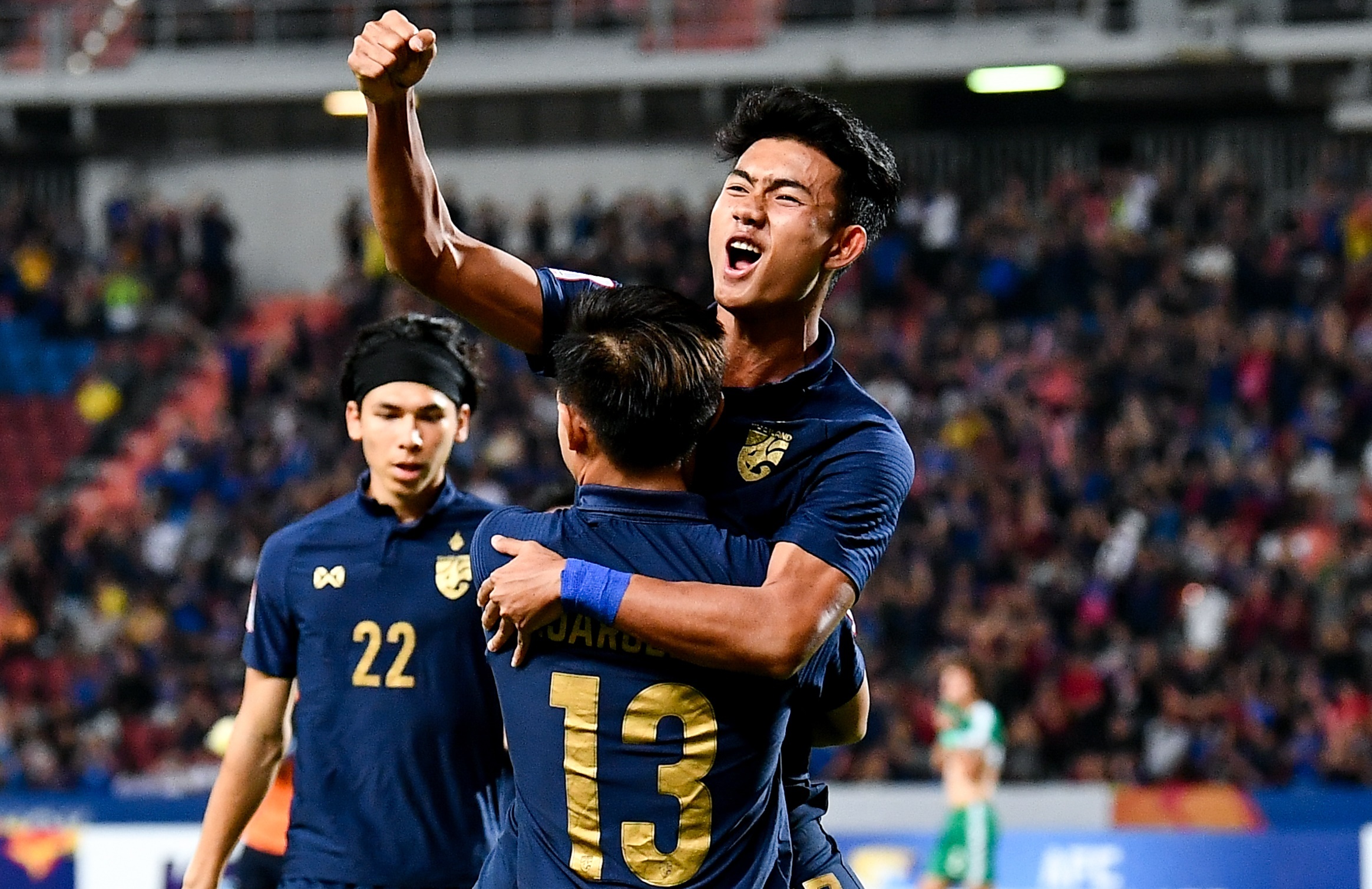 U23 Thai Lan gianh ve vao tu ket giai chau A hinh anh