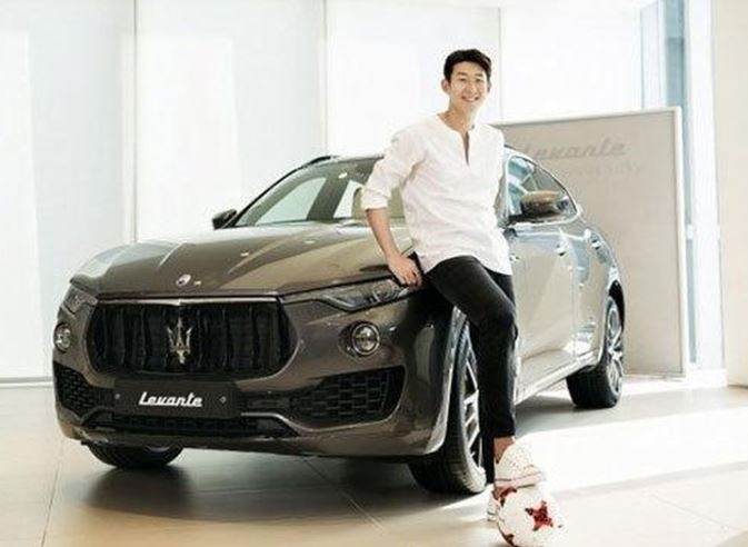 Bo suu tap xe sang cua Son Heung-min hinh anh