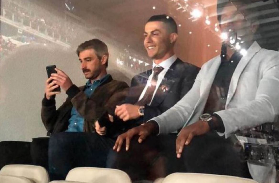 Ronaldo tro lai Bernabeu anh 1