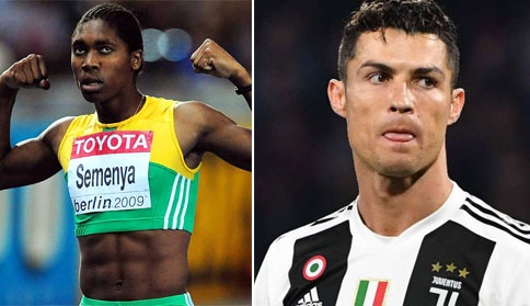 Nu VDV dien kinh danh bai Ronaldo o thu thach gap bung hinh anh