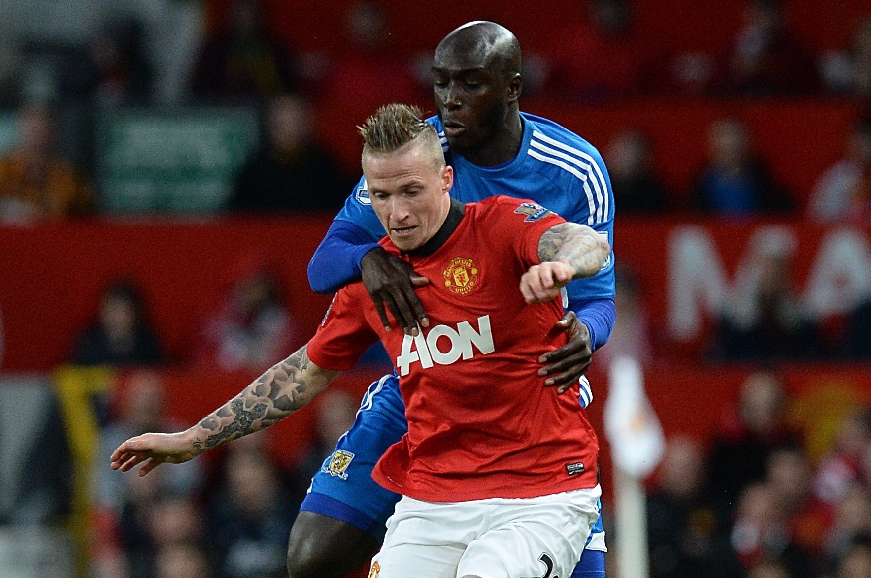 HLV Giggs vao san cho MU anh 8