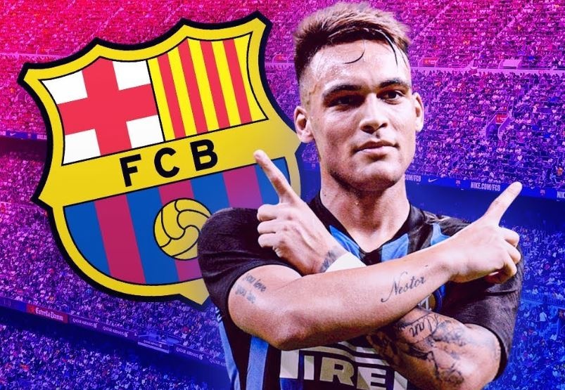 Barca dua 6 cau thu de doi Lautaro Martinez hinh anh