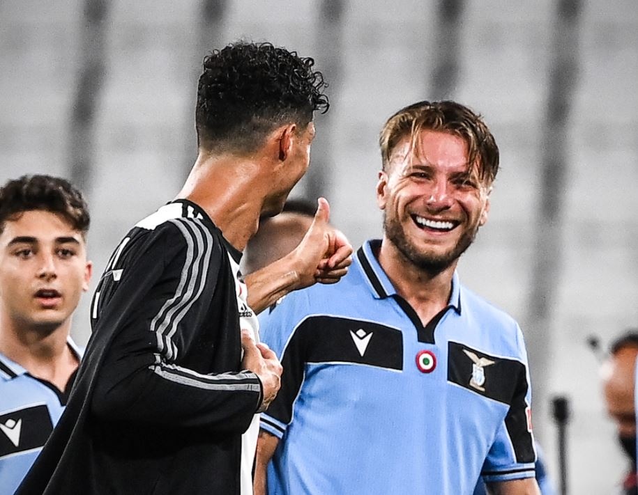 Ronaldo khen Immobile anh 1