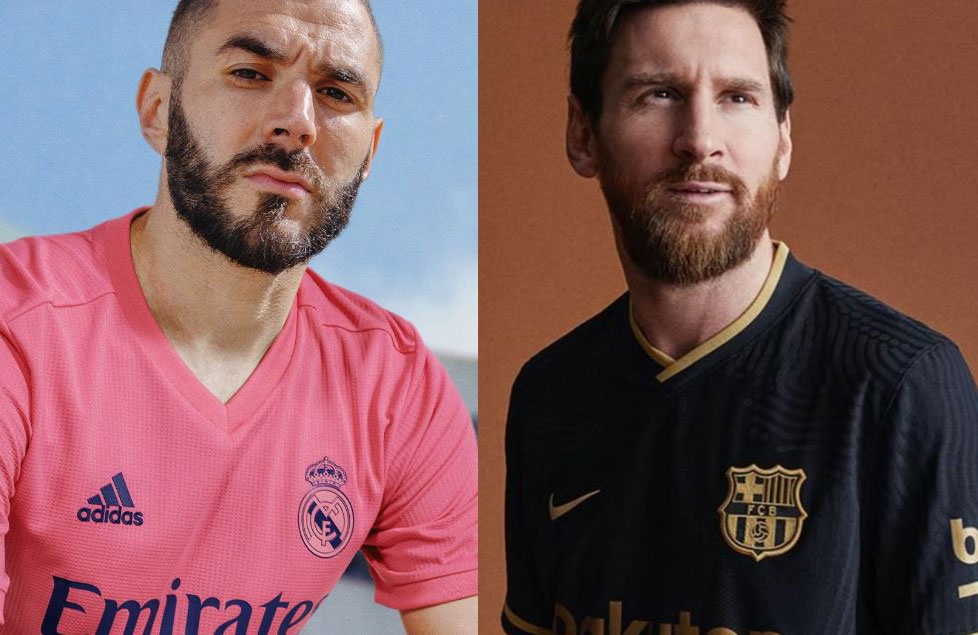 Real ra mat ao hong, Barca muon tro lai dinh cao voi trang phuc den hinh anh