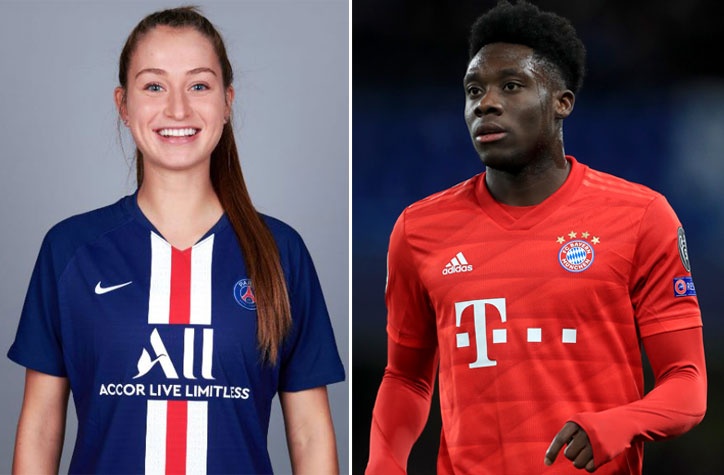 Ban gai Alphonso Davies cung co co hoi vo dich Champions League hinh anh