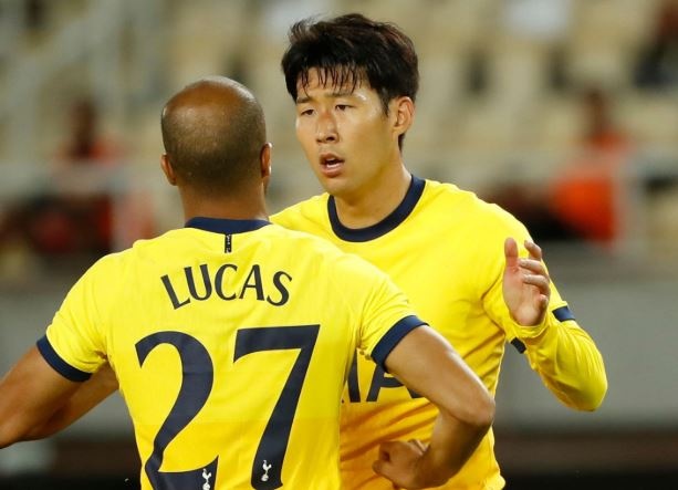 Son Heung-min toa sang o Europa League hinh anh