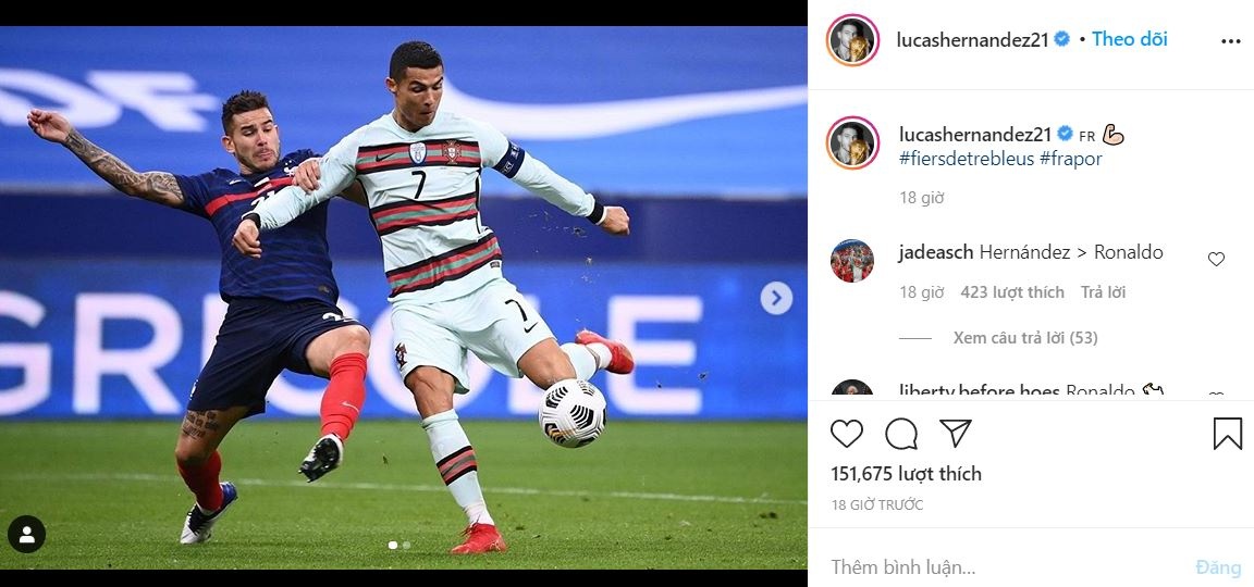 sao tuyen Phap dong loat dang anh chup cung Ronaldo anh 4