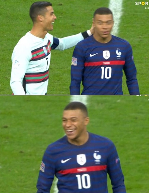 Ronaldo treu Mbappe anh 1