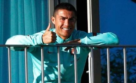 Ronaldo rang ro xem dong doi tap luyen hinh anh