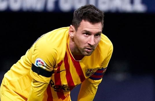 Messi im tieng trong tran Barca thua Atletico Madrid hinh anh