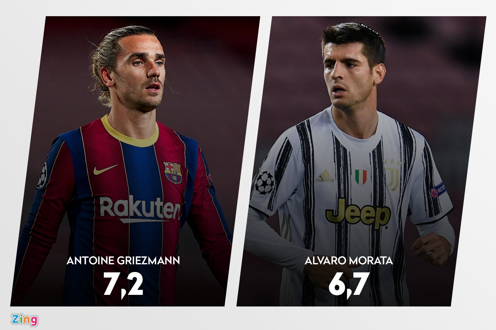 Messi lep ve Ronaldo anh 2