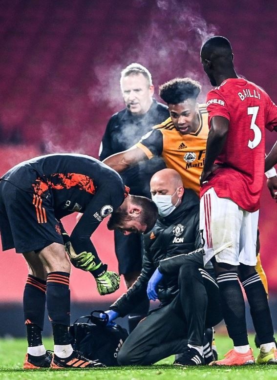 De Gea va cham Traore anh 1