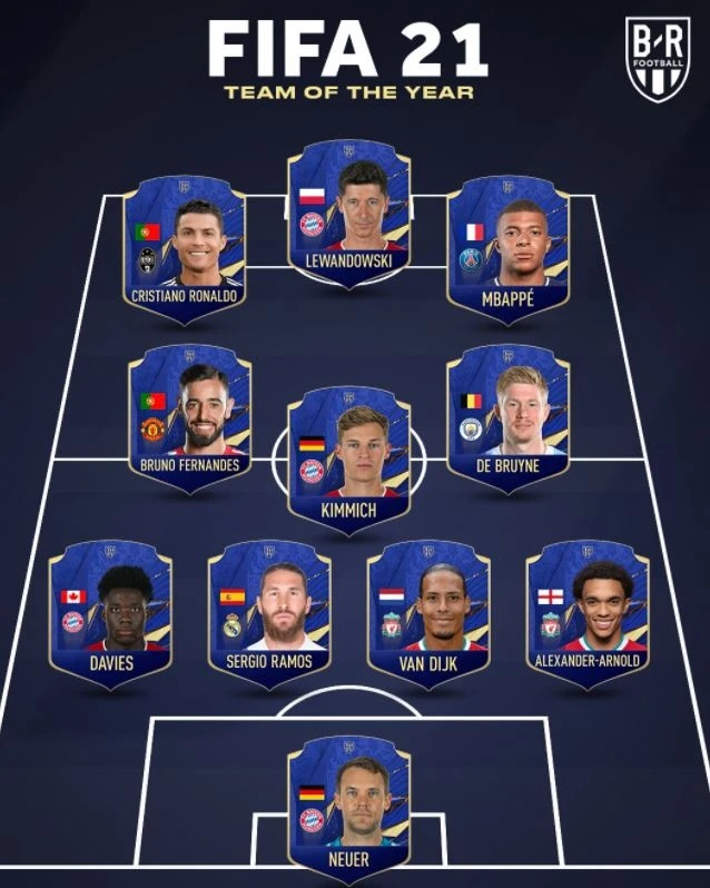 Messi lan dau vang mat o doi hinh tieu bieu nam anh 1