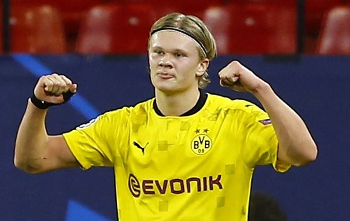 Haaland lap ky luc o Champions League hinh anh