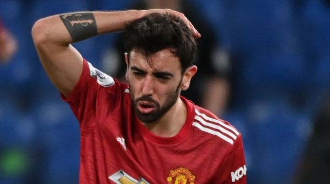 Shaw che Bruno Fernandes da do hinh anh