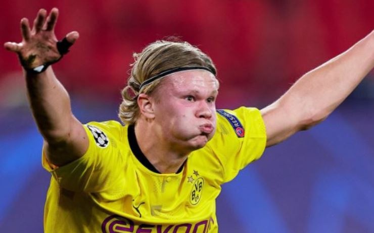 Haaland lap 3 ky luc o Champions League hinh anh