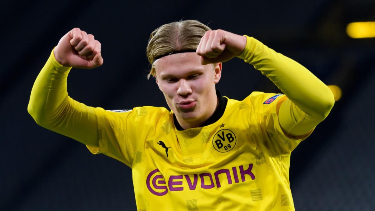 Dai dien cua Erling Haaland gap mat chu tich Barca anh 1