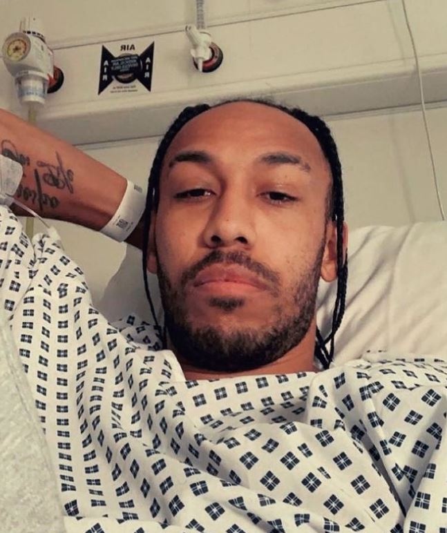 Aubameyang nhap vien anh 1