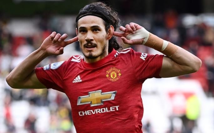 Cavani vao doi hinh hay nhat Premier League 2020/21 hinh anh